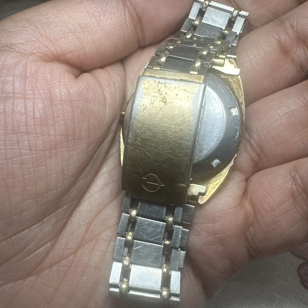 Vintage Lord Elgin 989 Mens Automatic watch 17j 34mm It ticks But Need Servicing